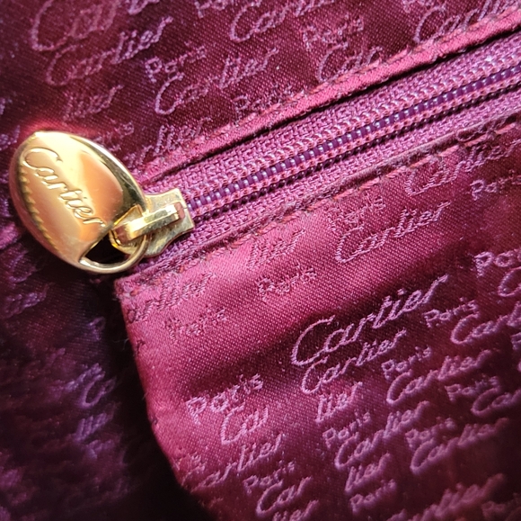 !SOLD! Authentic CARTIER Must Bordeaux 2 Way Shoulder / Crossbody - Picture 5 of 15